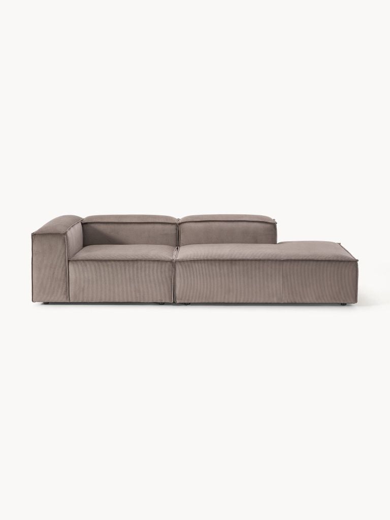 Ghế Sofa Lounge Nhung Tăm Băng Dài