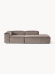 Ghế Sofa Lounge Nhung Tăm Băng Dài