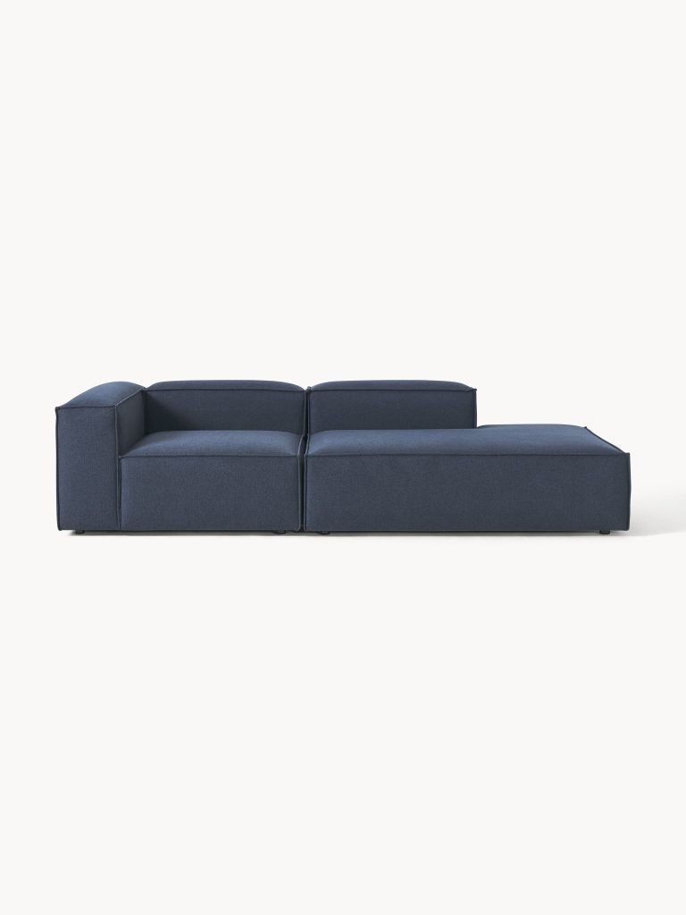 Ghế Sofa Lounge Nhung Tăm Băng Dài