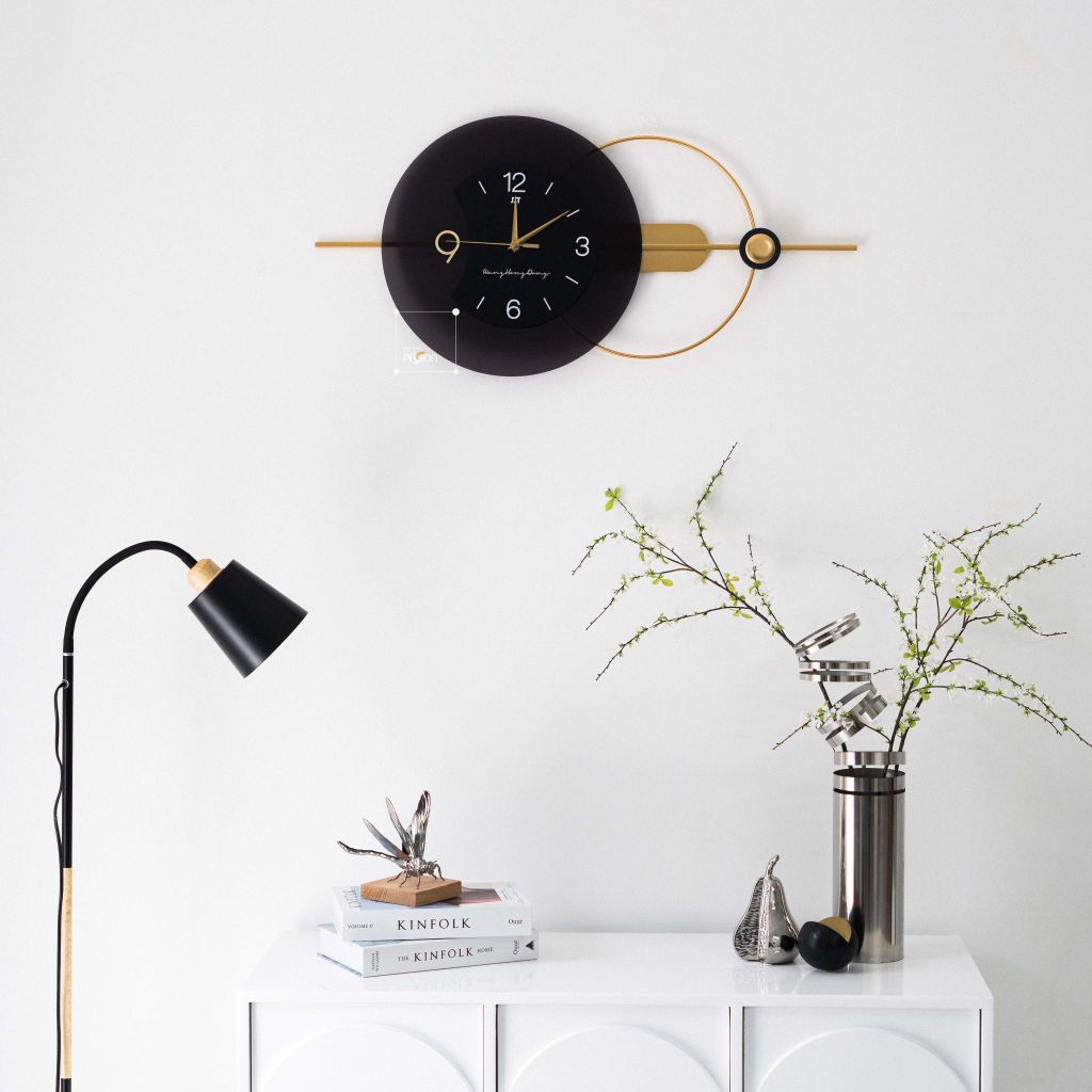 Đồng Hồ Treo Tường Cao Cấp Acrylic 2 Hình Tròn