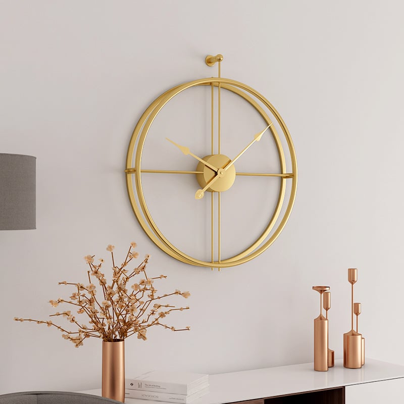 Đồng Hồ decor Treo Tường Kim Loại