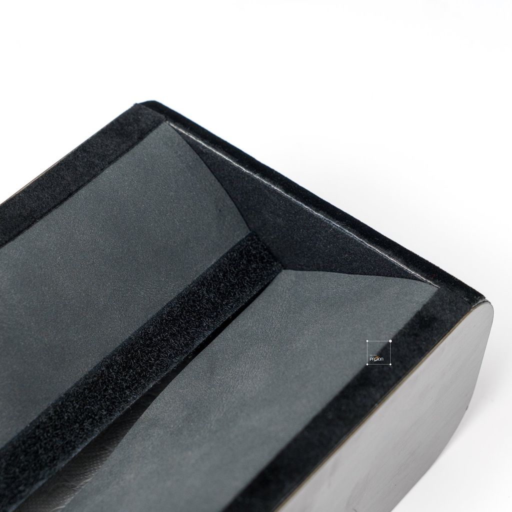 Hộp Khăn Giấy Kim Loại Phối Da Bện