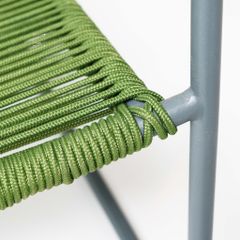 Ghế Sắt Ngoài Trời Đan Dây Split