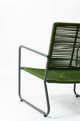 Ghế Sắt Ngoài Trời Đan Dây Split