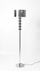 Đèn Sàn Inox Mạ Điện Phong Cách Retro Khối Tròn Thân Đèn