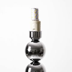 Đèn Sàn Inox Mạ Điện Phong Cách Retro Khối Tròn Thân Đèn