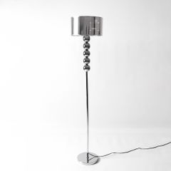 Đèn Sàn Inox Mạ Điện Phong Cách Retro Khối Tròn Thân Đèn