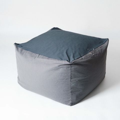 Ghế Lười Túi Đậu Hình Trụ Vuông Cotton Thun Mềm Mại