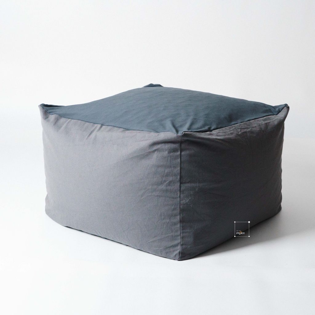 Ghế Lười Túi Đậu Hình Trụ Vuông Cotton Thun Mềm Mại