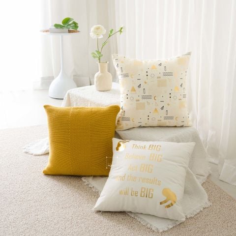Set Vỏ Gối Tựa Lưng Phối Mẫu Phong Cách Hiện Đại 6