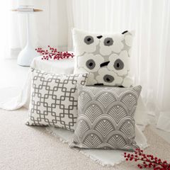 Set Vỏ Gối Tựa Lưng Phối Mẫu Phong Cách Hiện Đại 05