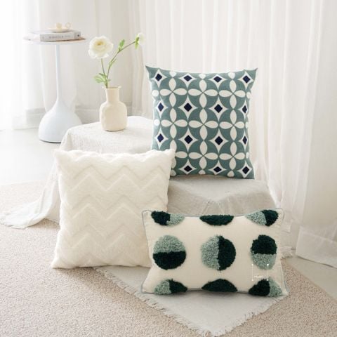 Set Vỏ Gối Tựa Lưng Phối Mẫu Phong Cách Hiện Đại 13