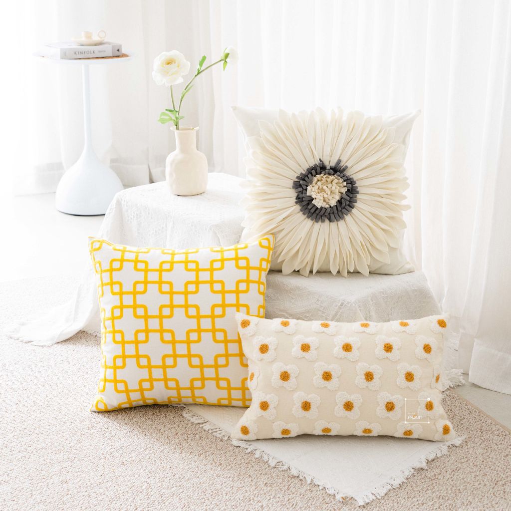 Set Vỏ Gối Tựa Lưng Phối Mẫu Phong Cách Hiện Đại 7