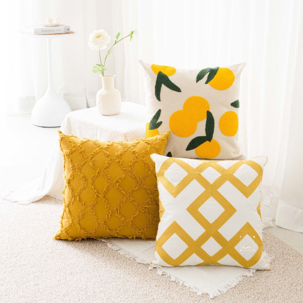 Set Vỏ Gối Tựa Lưng Phối Mẫu Phong Cách Hiện Đại 15