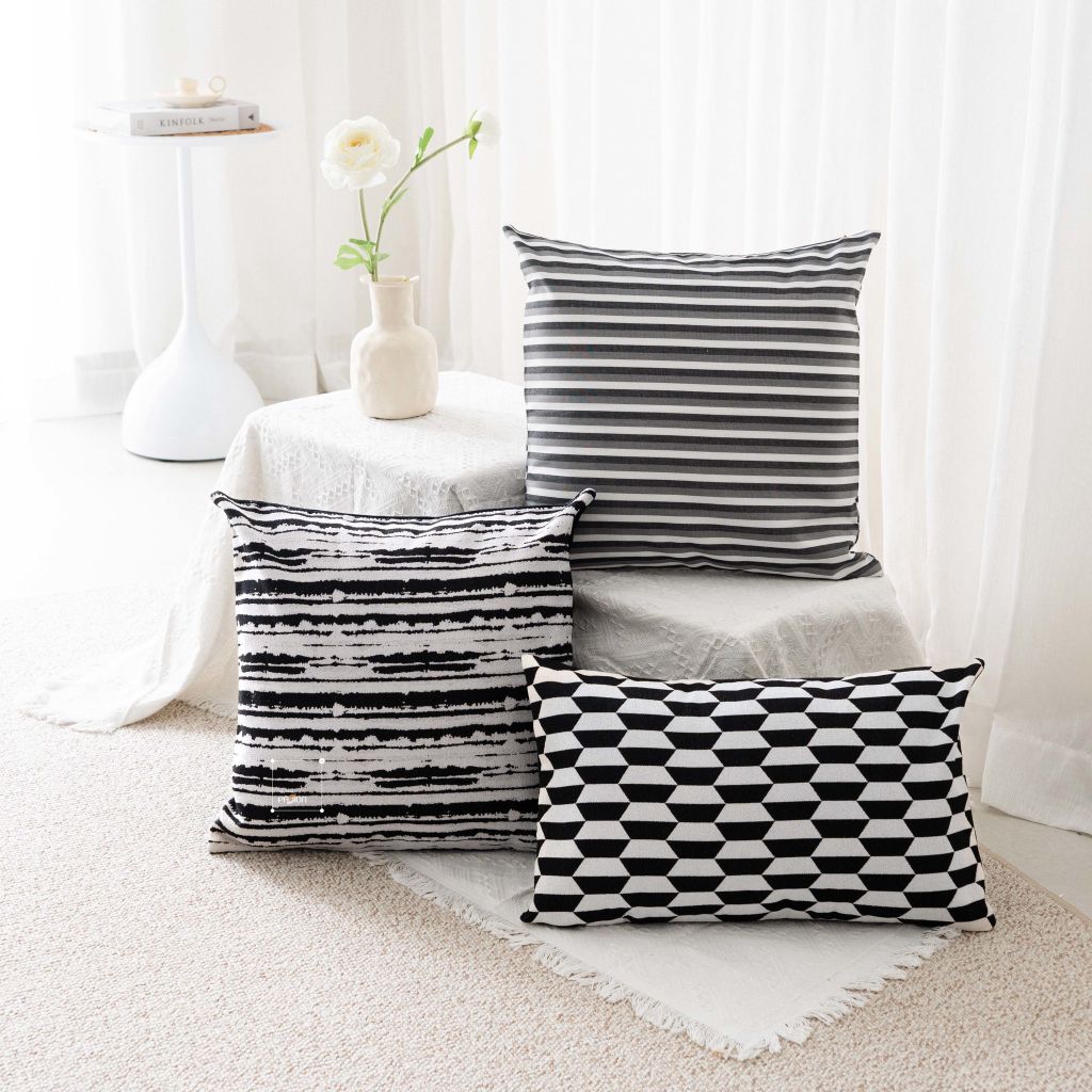 Set Vỏ Gối Tựa Lưng Phối Mẫu Phong Cách Hiện Đại 11