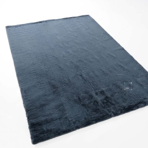 Thảm Lông Thỏ Sợi Lông Sát Mềm Mại Đế Canvas Thảm Trang Trí Cao Cấp