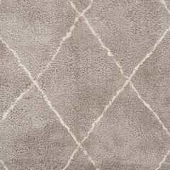 Thảm Lông Sợi Ngắn Thổ Nhĩ Kỳ Dệt Sợi In Caro Xéo