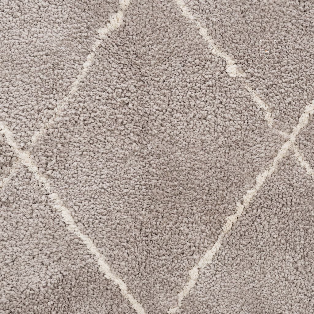 Thảm Lông Sợi Ngắn Thổ Nhĩ Kỳ Dệt Sợi In Caro Xéo