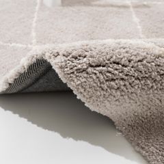 Thảm Lông Sợi Ngắn Thổ Nhĩ Kỳ Dệt Sợi In Caro Xéo