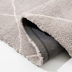 Thảm Lông Sợi Ngắn Thổ Nhĩ Kỳ Dệt Sợi In Caro Xéo