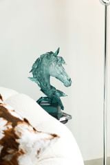 Tượng Ngựa Decor Trong Suốt Điêu Khắc Thủ Công