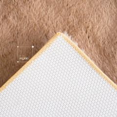 Thảm Lông Thỏ Sợi Lông Sát Mềm Mại Đế Canvas Thảm Trang Trí Cao Cấp