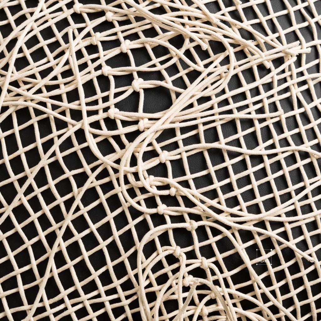 Vỏ Gối Tựa Lưng Sofa Vuông Dệt Thủ Công Cao Cấp Tua Rua Tông Nâu Nhạt