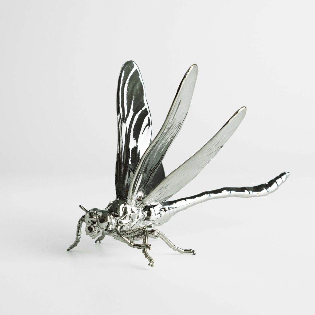 Tượng Chuồn Chuồn Trang Trí Bằng Kim Loại Sang Trọng