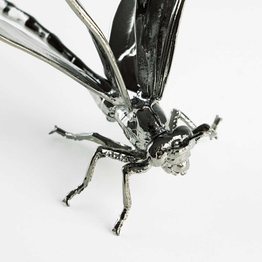 Tượng Chuồn Chuồn Trang Trí Bằng Kim Loại Sang Trọng