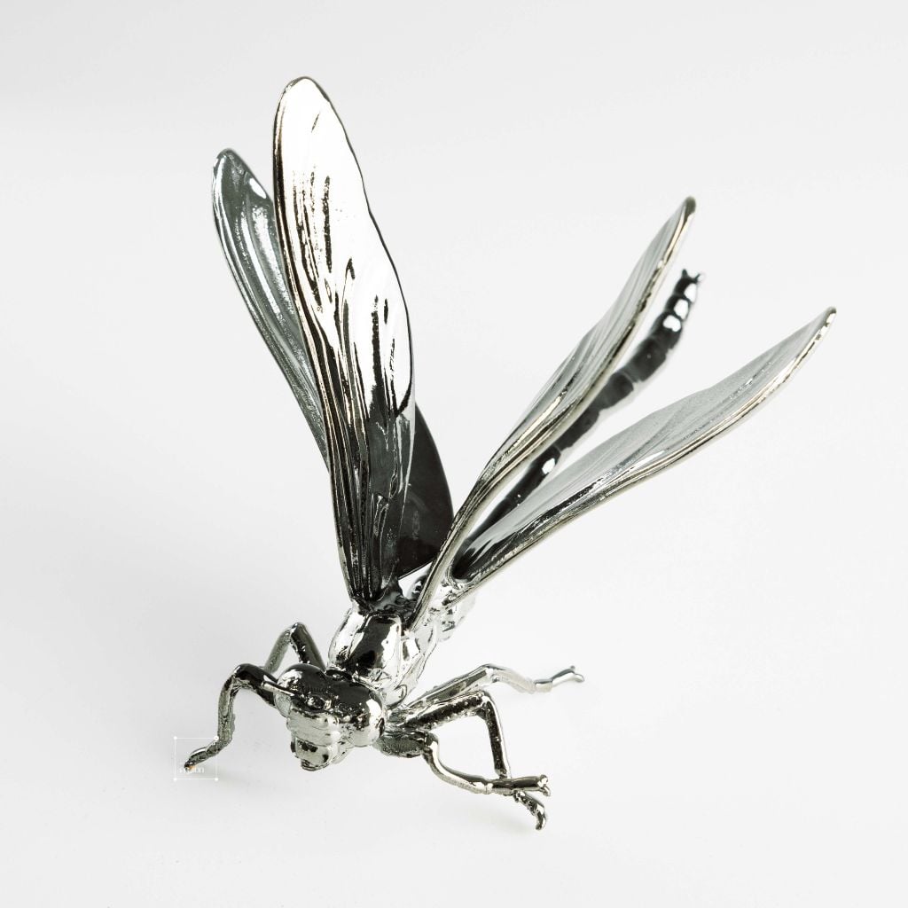 Tượng Chuồn Chuồn Trang Trí Bằng Kim Loại Sang Trọng