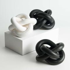 Đồ Decor Để Bàn Khối Tròn Gỗ 3 Vòng Dây Chuyền