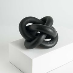 Đồ Decor Để Bàn Khối Tròn Gỗ 3 Vòng Dây Chuyền