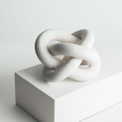 Đồ Decor Để Bàn Khối Tròn Gỗ 3 Vòng Dây Chuyền