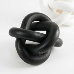 Đồ Decor Để Bàn Khối Tròn Gỗ 3 Vòng Dây Chuyền