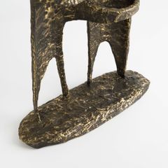 Tượng Decor Đồng Phong Cách Wabi-sabi Cổ Điêu Khắc Vũ Công