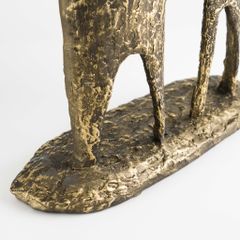 Tượng Decor Đồng Phong Cách Wabi-sabi Cổ Điêu Khắc Vũ Công
