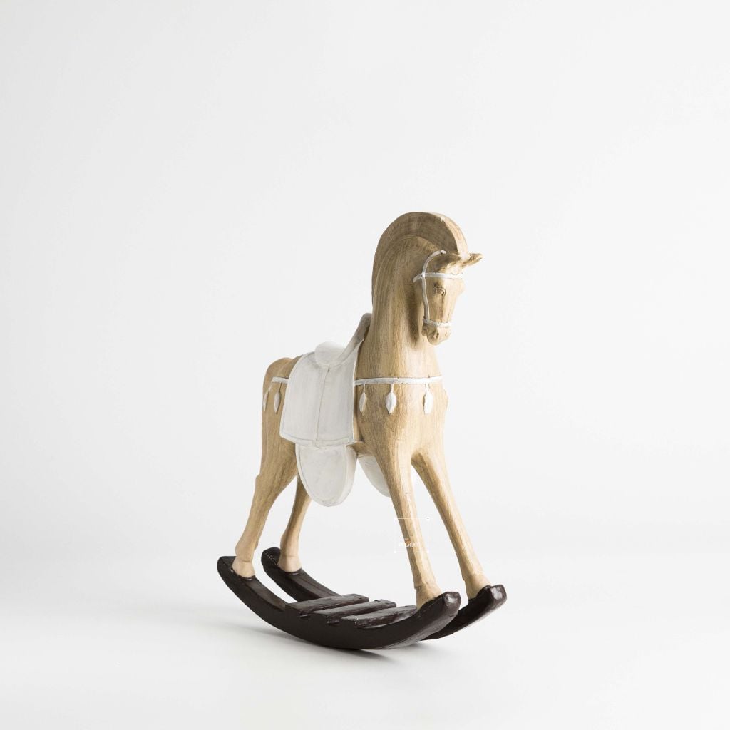 Ngựa Gỗ Decor Phong Cách Retro Châu Âu