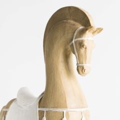 Ngựa Gỗ Decor Phong Cách Retro Châu Âu