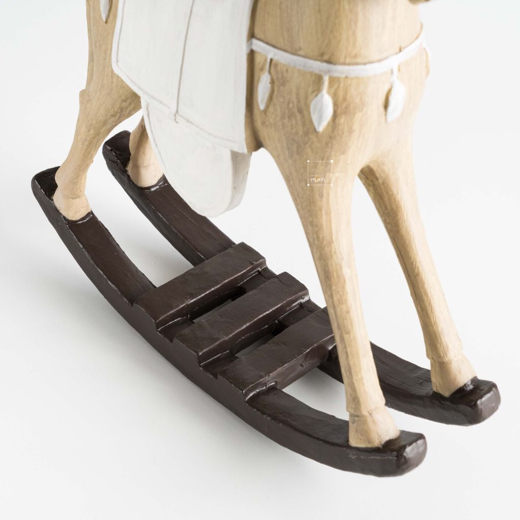 Ngựa Gỗ Decor Phong Cách Retro Châu Âu