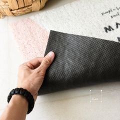 Thảm Nhựa Đan Rối Chống Bụi Trang Trí Cửa Ra Vào