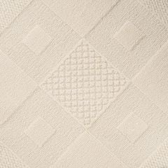 Thảm Trải Sàn Phong Cách Màu Trắng Bắc Âu Sợi Dệt Chống Thấm Caro Vuông