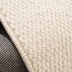 Thảm Trải Sàn Phong Cách Màu Trắng Bắc Âu Sợi Dệt Chống Thấm Caro Vuông