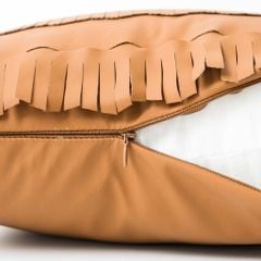 Vỏ Gối Tựa Lưng Jacquard Tông Nâu Sang Trọng