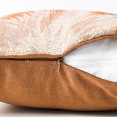 Vỏ Gối Tựa Lưng Jacquard Tông Nâu Sang Trọng