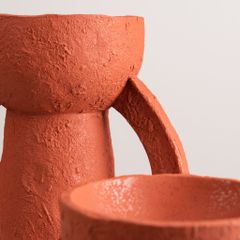 Set Tượng Decor Gốm Sứ Tay Cầm Hình Chiếc Cup Trừu Tượng