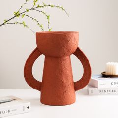 Set Tượng Decor Gốm Sứ Tay Cầm Hình Chiếc Cup Trừu Tượng