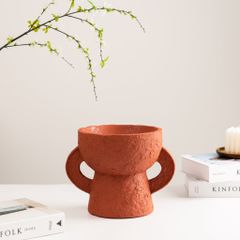 Set Tượng Decor Gốm Sứ Tay Cầm Hình Chiếc Cup Trừu Tượng