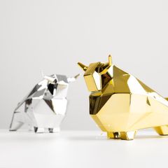 Giá Để Rượu Decor Hình Bò Tót Trừu Tượng Cao Cấp