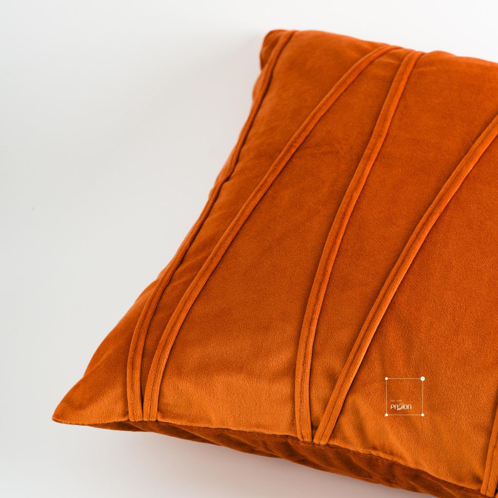 Set Vỏ Gối Tựa Lưng Phong Cách Nâu Be Tối Giản - Set 1