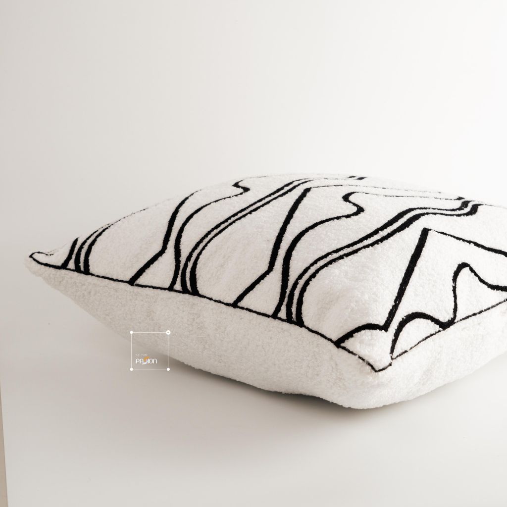 Set Vỏ Gối Tựa Lưng Phong Cách Nâu Be Tối Giản - Set 1